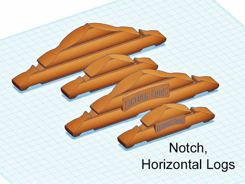 Giá đỡ mái Lincoln Logs - 84 biến thể! - Vách ngăn, Kích thước và Kiểu mái khác nhau - Cải tiến thiết kế - Image 21