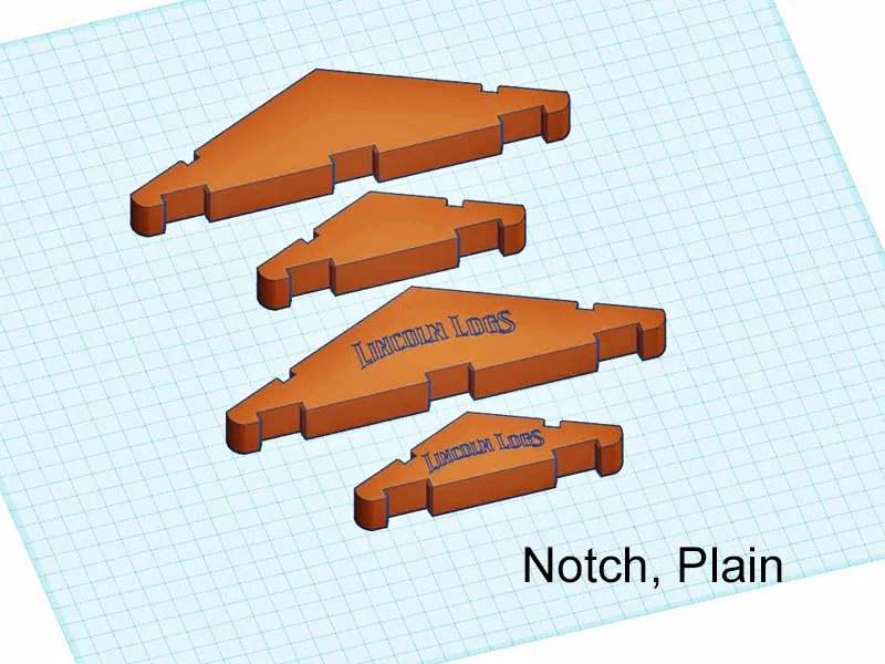 Giá đỡ mái Lincoln Logs - 84 biến thể! - Vách ngăn, Kích thước và Kiểu mái khác nhau - Cải tiến thiết kế - Image 23