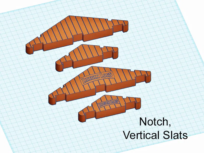 Giá đỡ mái Lincoln Logs - 84 biến thể! - Vách ngăn, Kích thước và Kiểu mái khác nhau - Cải tiến thiết kế - Image 26