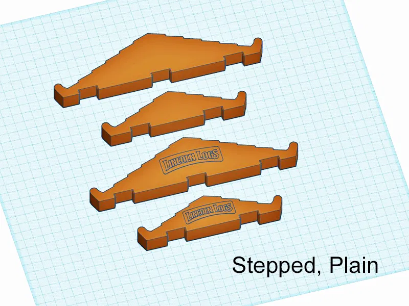 Giá đỡ mái Lincoln Logs - 84 biến thể! - Vách ngăn, Kích thước và Kiểu mái khác nhau - Cải tiến thiết kế - Image 29
