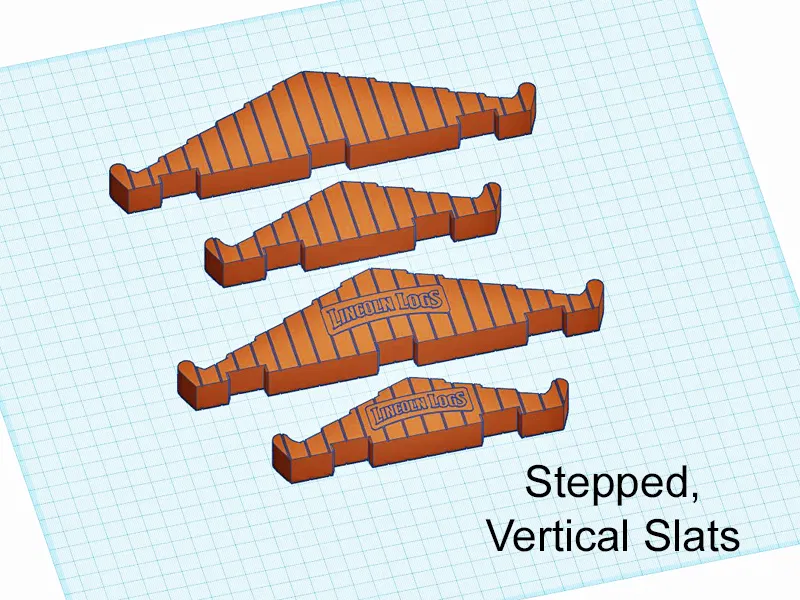 Giá đỡ mái Lincoln Logs - 84 biến thể! - Vách ngăn, Kích thước và Kiểu mái khác nhau - Cải tiến thiết kế - Image 31