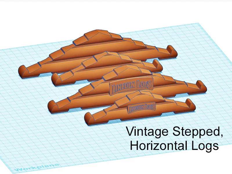 Giá đỡ mái Lincoln Logs - 84 biến thể! - Vách ngăn, Kích thước và Kiểu mái khác nhau - Cải tiến thiết kế - Image 32