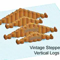 Giá đỡ mái Lincoln Logs - 84 biến thể! - Vách ngăn, Kích thước và Kiểu mái khác nhau - Cải tiến thiết kế - Thumbnail 35