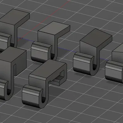 Móc nhỏ treo cáp/đèn Giáng sinh với nhiều góc độ khác nhau