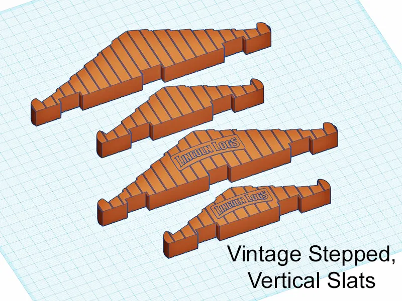 Giá đỡ mái Lincoln Logs - 84 biến thể! - Vách ngăn, Kích thước và Kiểu mái khác nhau - Cải tiến thiết kế - Image 36