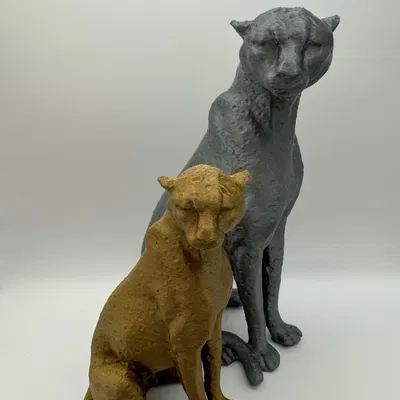 Tượng Báo Gê-pa Ngồi