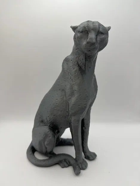 Tượng Báo Gê-pa Ngồi - Image 2