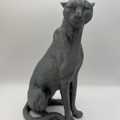 Tượng Báo Gê-pa Ngồi