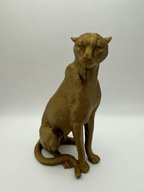 Tượng Báo Gê-pa Ngồi - Image 4