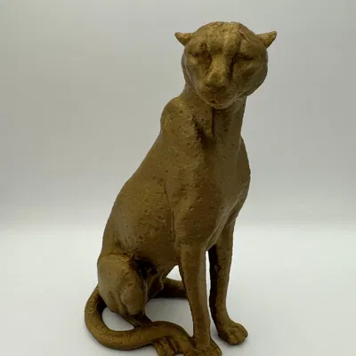 Tượng Báo Gê-pa Ngồi