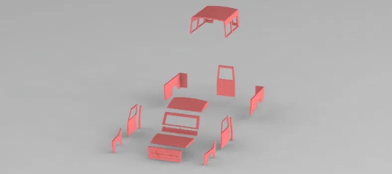 Thân Xe RC Tỷ Lệ 1/10 Tarpan Honker 4x4 - Image 7