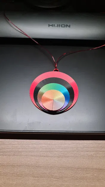 Mặt dây chuyền 4 đĩa - Image 2