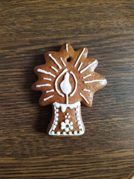 Khuôn Cắt Bánh Quy Hình Nến 70mm - Image 1