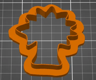 Khuôn Cắt Bánh Quy Hình Nến 70mm - Image 2