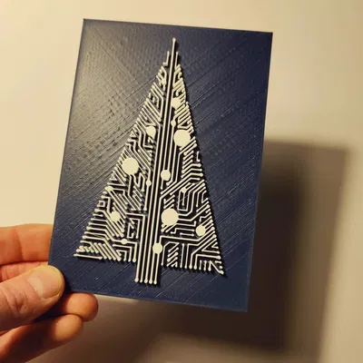 Thiệp Giáng sinh "CircuiTree"