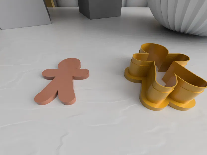 Khuôn Cắt Đất Sét Polymer Hình Bánh Gừng Giáng Sinh - Image 2