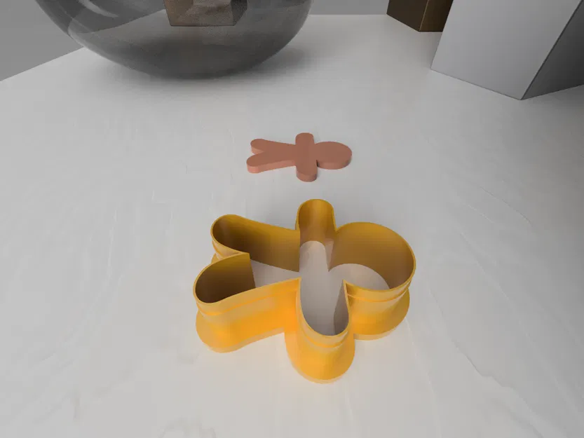 Khuôn Cắt Đất Sét Polymer Hình Bánh Gừng Giáng Sinh - Image 3