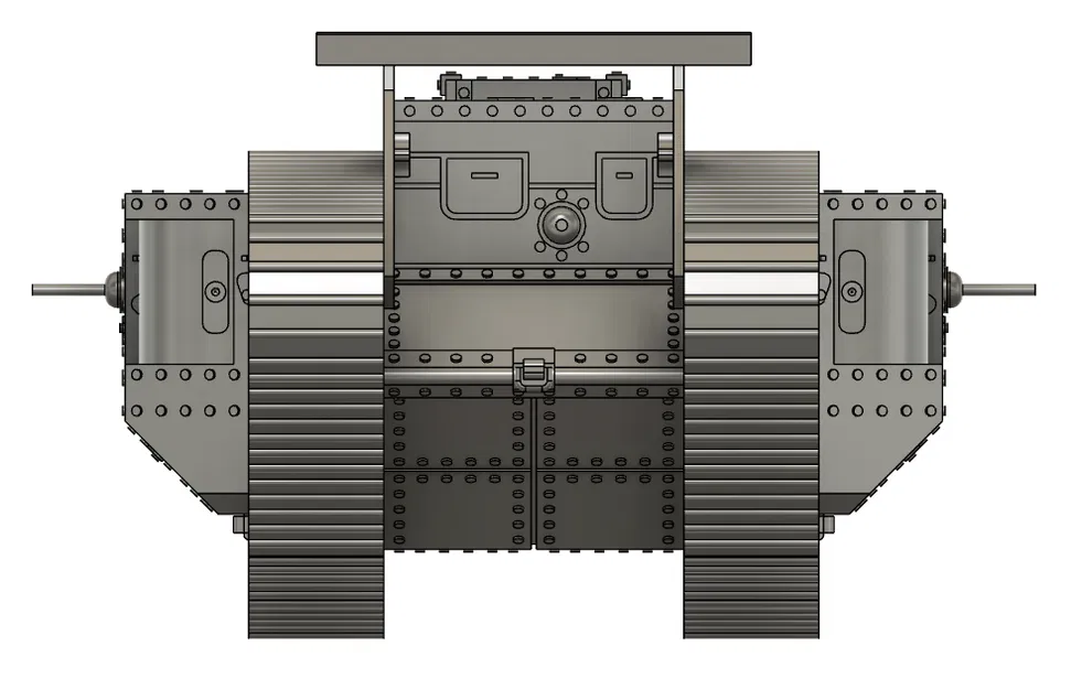 Xe Tăng Mark V - Bản In Dễ Dàng - Image 3