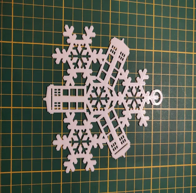 Bông Tuyết Doctor Who - Phụ Kiện Giáng Sinh - Image 1