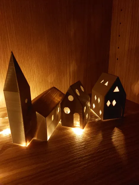 Làng nhỏ mùa đông / Giáng sinh - Image 2