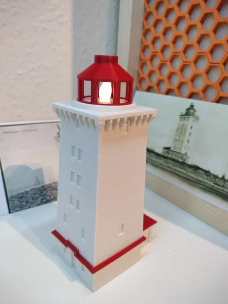 Mô hình ngọn hải đăng Skallingen - Heo đất, Mê cung và Giá đỡ nến tealight - Image 5