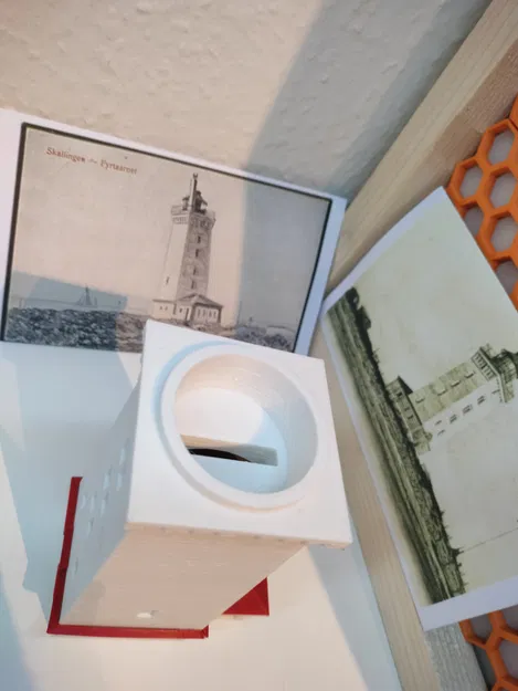 Mô hình ngọn hải đăng Skallingen - Heo đất, Mê cung và Giá đỡ nến tealight - Image 8