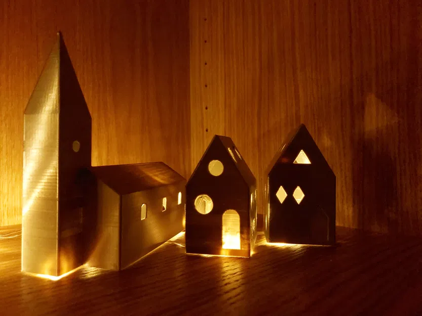 Làng nhỏ mùa đông / Giáng sinh - Image 4