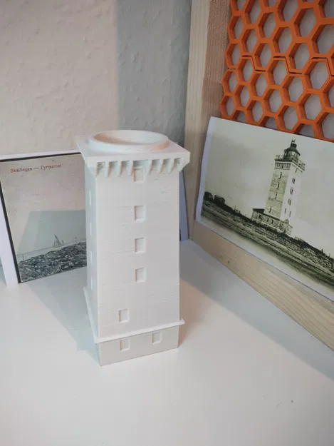 Mô hình ngọn hải đăng Skallingen - Heo đất, Mê cung và Giá đỡ nến tealight - Image 19