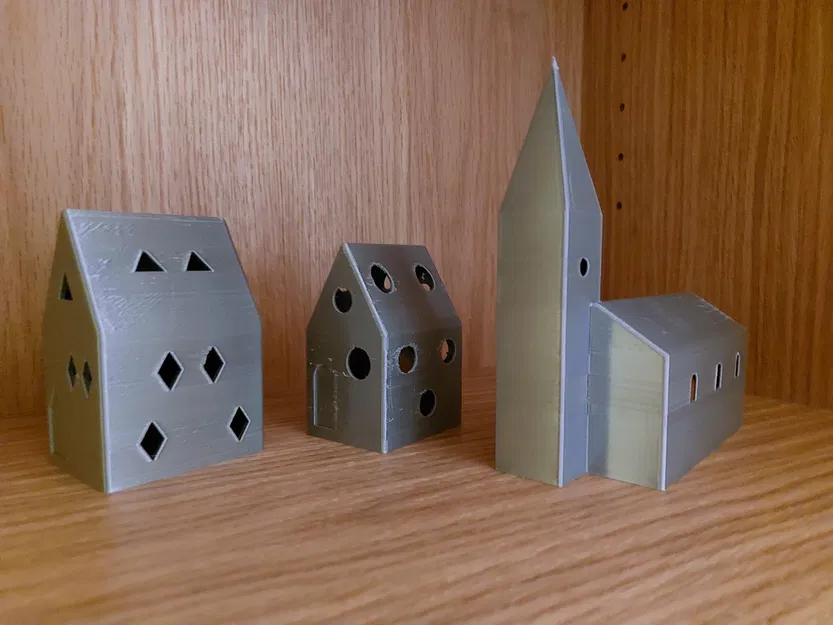 Làng nhỏ mùa đông / Giáng sinh - Image 6