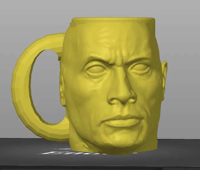 Dwayne Can Mug - Cốc Đầu The Rock - Image 1