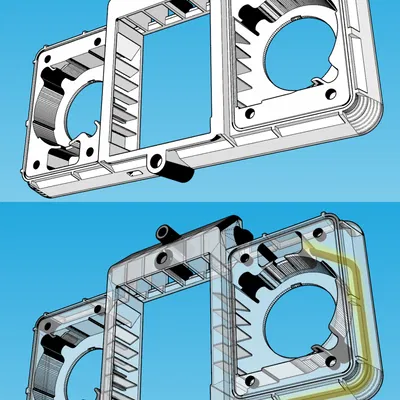 Salad Fork Magnetic Filter Wire Channel Mod