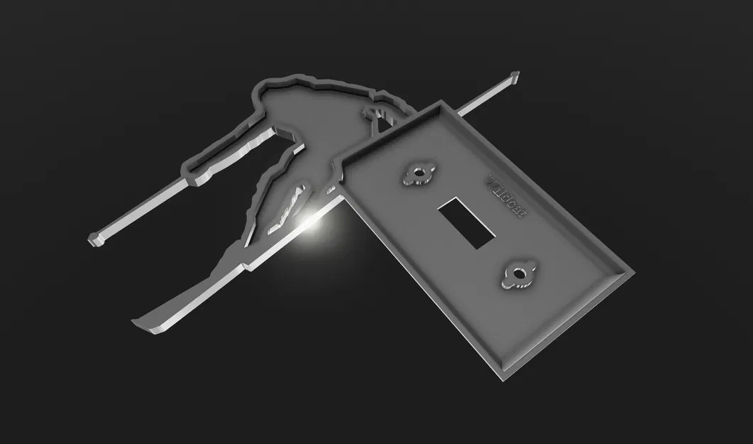 Mặt Công Tắc Đèn Người Trượt Tuyết - Image 2