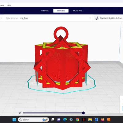 Quả cầu Giáng sinh có lồng