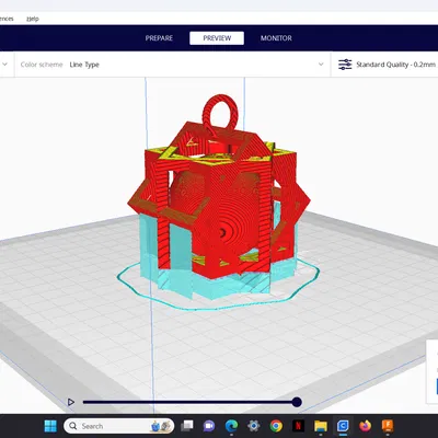 Quả cầu Giáng sinh có lồng
