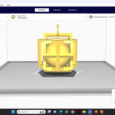 Quả cầu Giáng sinh có lồng