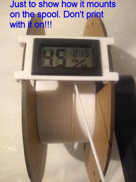 Giá đỡ cuộn sợi cho màn hình đo độ ẩm/nhiệt độ, tùy biến hoàn toàn. - Image 1