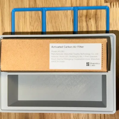Hộp Lọc Than Hoạt Tính Bambu Gridfinity 2x3
