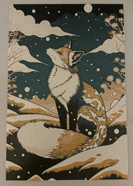 Cáo - HueForge - Image 1