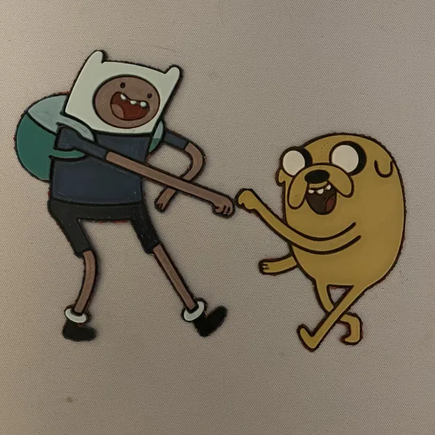 Adventure Time Finn và Jake - HueForge - Image 1