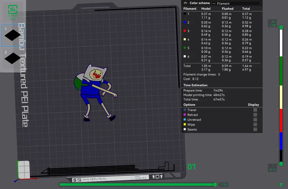 Adventure Time Finn và Jake - HueForge - Image 2