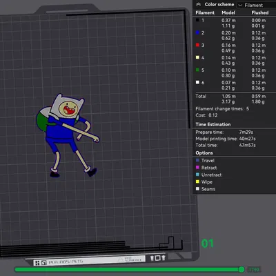Adventure Time Finn và Jake - HueForge