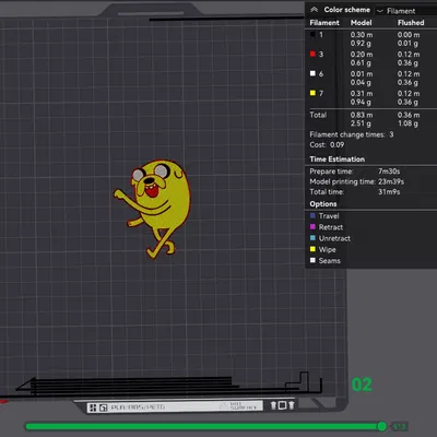 Adventure Time Finn và Jake - HueForge