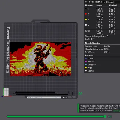 Halo 2 Master Chief - HueForge