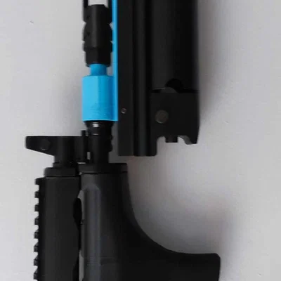 Bộ chuyển đổi ren từ 25mm sang 14mm ccw có đế gắn RIS dưới nòng (AK SANG M4)