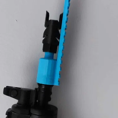 Bộ chuyển đổi ren từ 25mm sang 14mm ccw có đế gắn RIS dưới nòng (AK SANG M4)