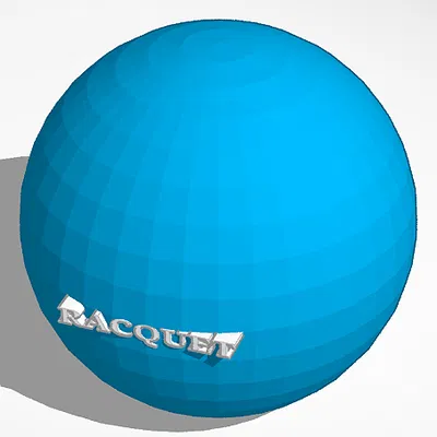 Quả bóng Squash để tham khảo