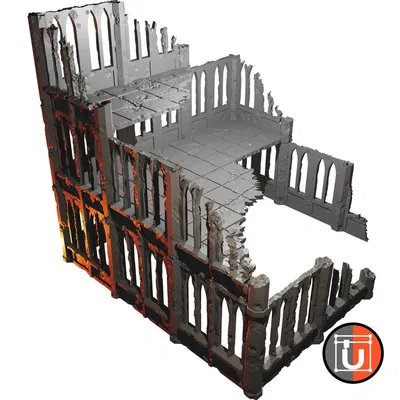 Địa hình SciFi Gothic - Các Tòa nhà Hoàn chỉnh