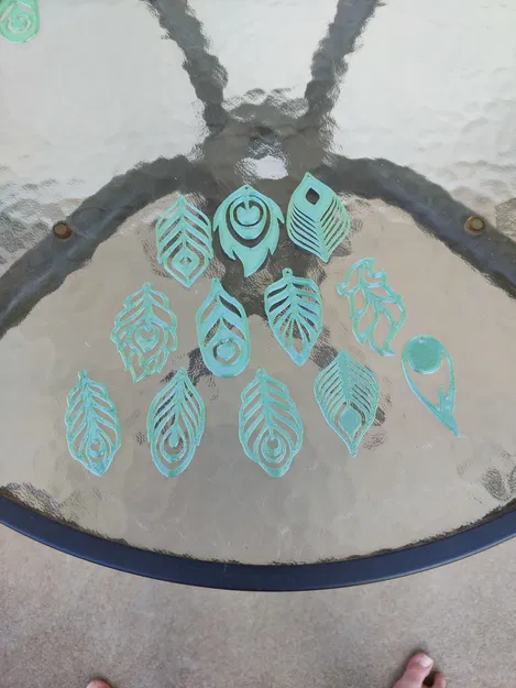 Bông Tai Lông Vũ Thiết Kế (12 Mẫu) - Image 2