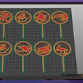 Bộ 9 Mẫu Toppers: Động vật, Bướm, Rồng và Hơn thế nữa - Thumbnail 2