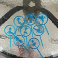 Bộ 9 Mẫu Toppers: Động vật, Bướm, Rồng và Hơn thế nữa - Thumbnail 7